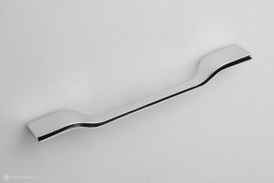 WMN002 мебельная ручка-скоба 192 мм полированный хром