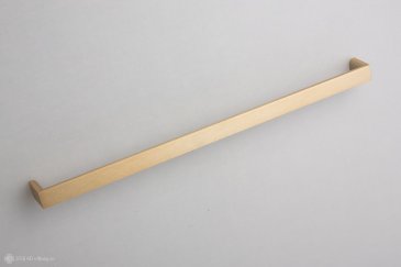 Defence мебельная ручка-скоба 320 мм сатиновая латунь