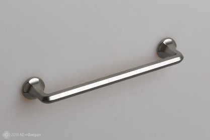 WMN826 мебельная ручка-скоба 160 мм серебристый металл