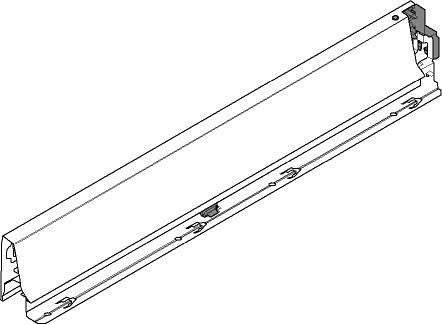 TANDEMBOX intivo/antaro, царга N 68/500мм, белая, лев.