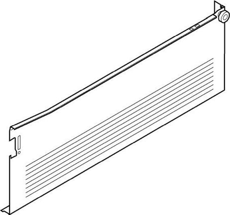 METABOX, Царга H, 150/400 мм, 25 кг, серая, прав.