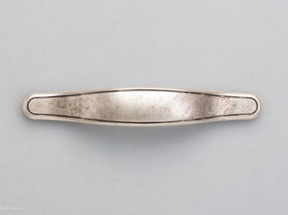 1484 мебельная ручка-скоба 160 мм состаренное серебро