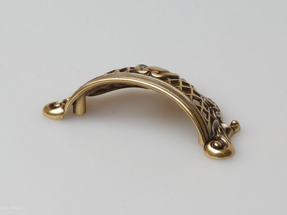 Varieta мебельная ручка-раковина 64 мм состаренное золото