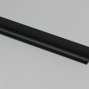 Вертикальный профиль 901009 для фасадов без ручек (46х22 мм), черный, 3 м.