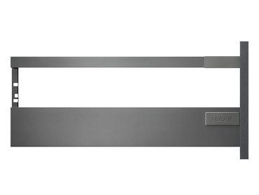 Ящик TANDEMBOX antaro TIP-ON BLUMOTION (высота B 160, глубина 400 мм, до 20 кг), крепление INSERTA, серый орион