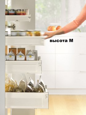Внутренний ящик METABOX (высота М 86, глубина 500 мм) кремовый