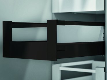 Внутренний ящик TANDEMBOX antaro с TIP-ON BLUMOTION (высота D 224, глубина 500 мм, вес ящика от 10 до 30 кг), черный
