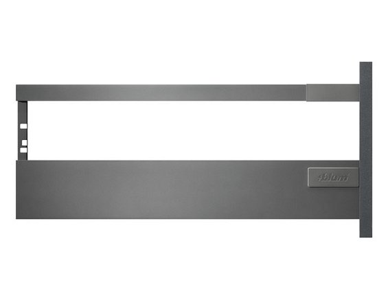 Ящик TANDEMBOX antaro TIP-ON BLUMOTION (высота B 160, глубина 350 мм, до 20 кг), крепление саморез, серый орион