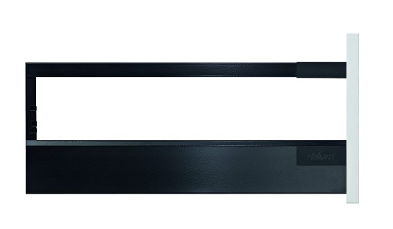 Ящик TANDEMBOX antaro с TIP-ON BLUMOTION (высота D 224, глубина 500 мм, вес ящика до 20 кг), крепление INSERTA, черный