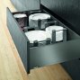 Ящик LEGRABOX pure (высота C 177, глубина 400 мм), для тонких фасадов, серый орион